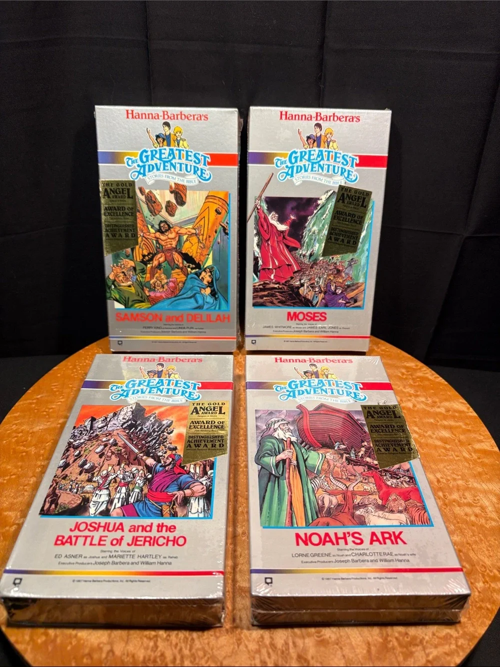 VTG Hanna-Barbera Bible Stories Sealed VHS Lot of 4 - Brand New!